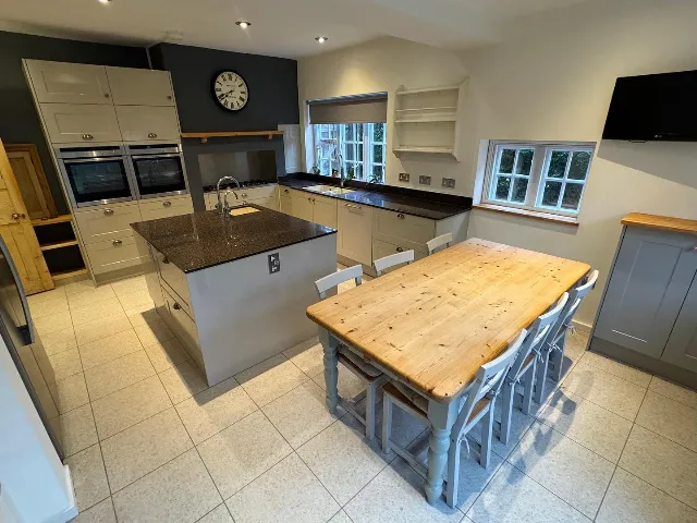 Kitchen and dining area