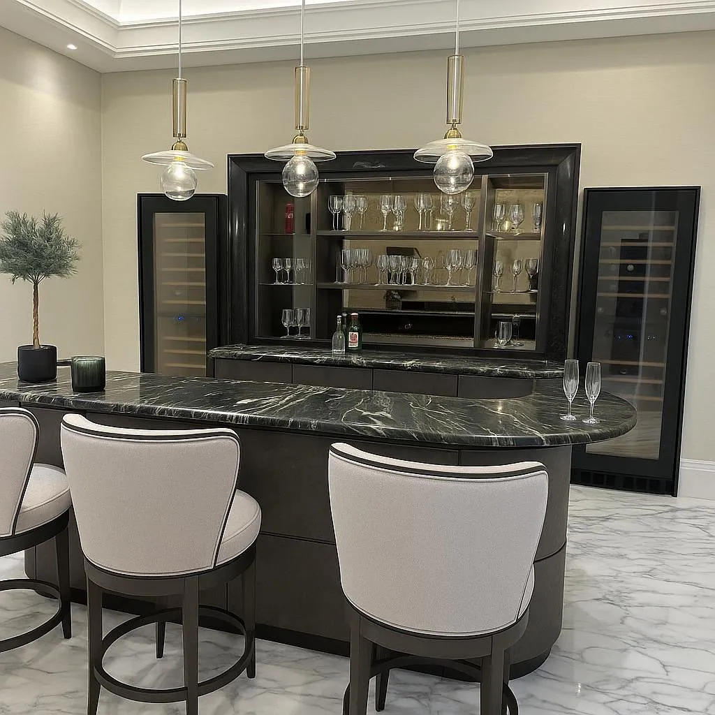 Kitchen and dining area
